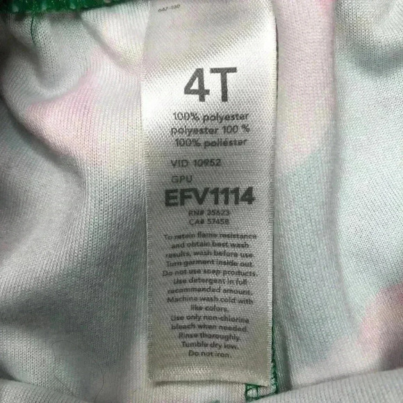 Just One You By Carter’s Christmas Santa/Reindeer Pajamas Green Size 4T - Picture 16 of 16